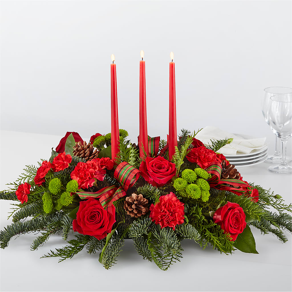 By the Candlelight Centerpiece – Sanford Floral Marketing, Sanford FL