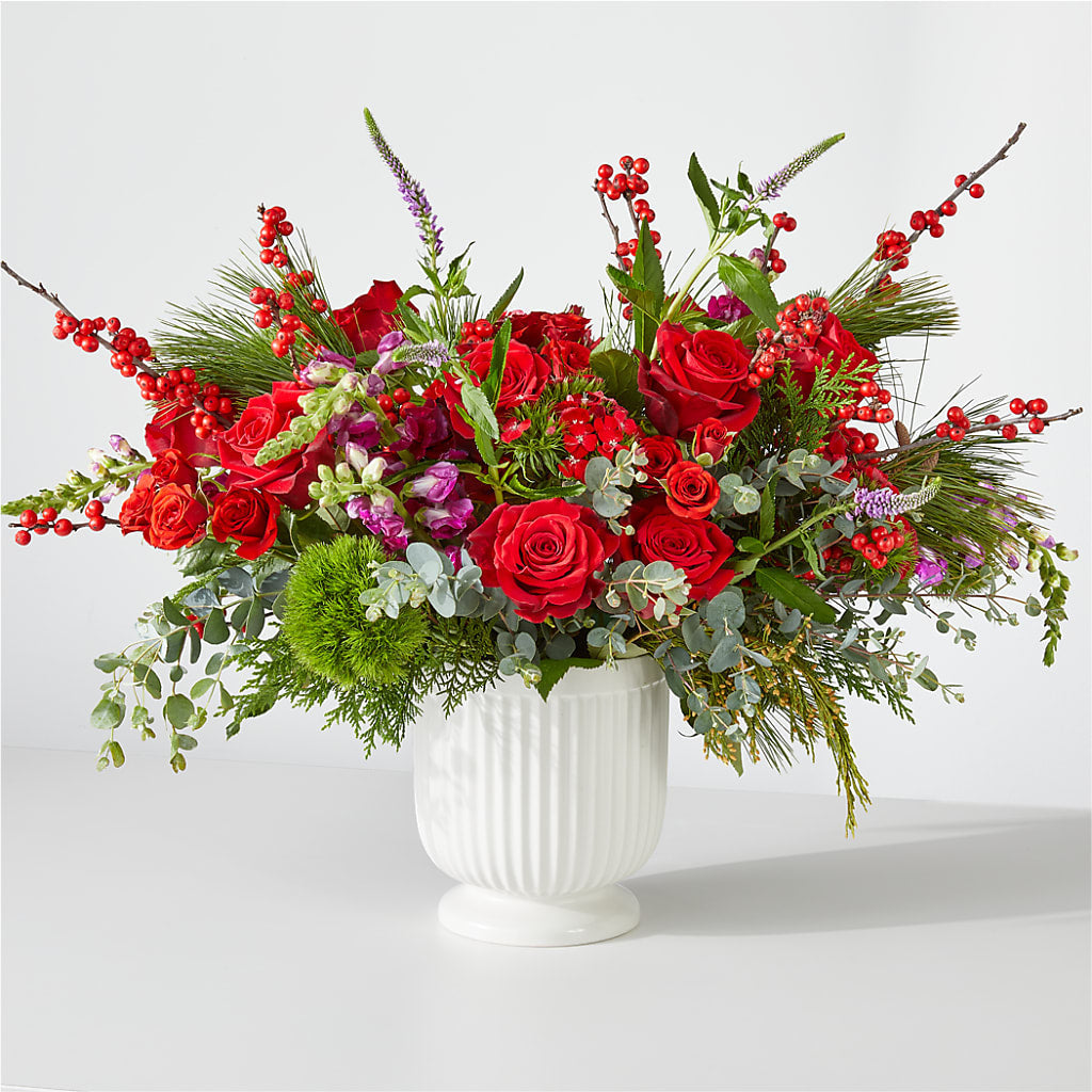 Big Red Bow Bouquet – Sanford Floral Marketing, Sanford FL