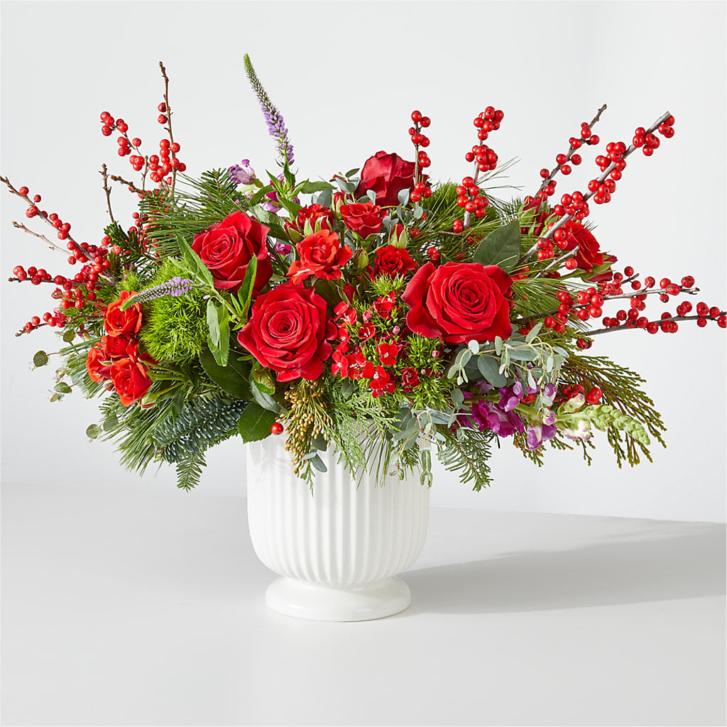 Big Red Bow Bouquet – Sanford Floral Marketing, Sanford FL