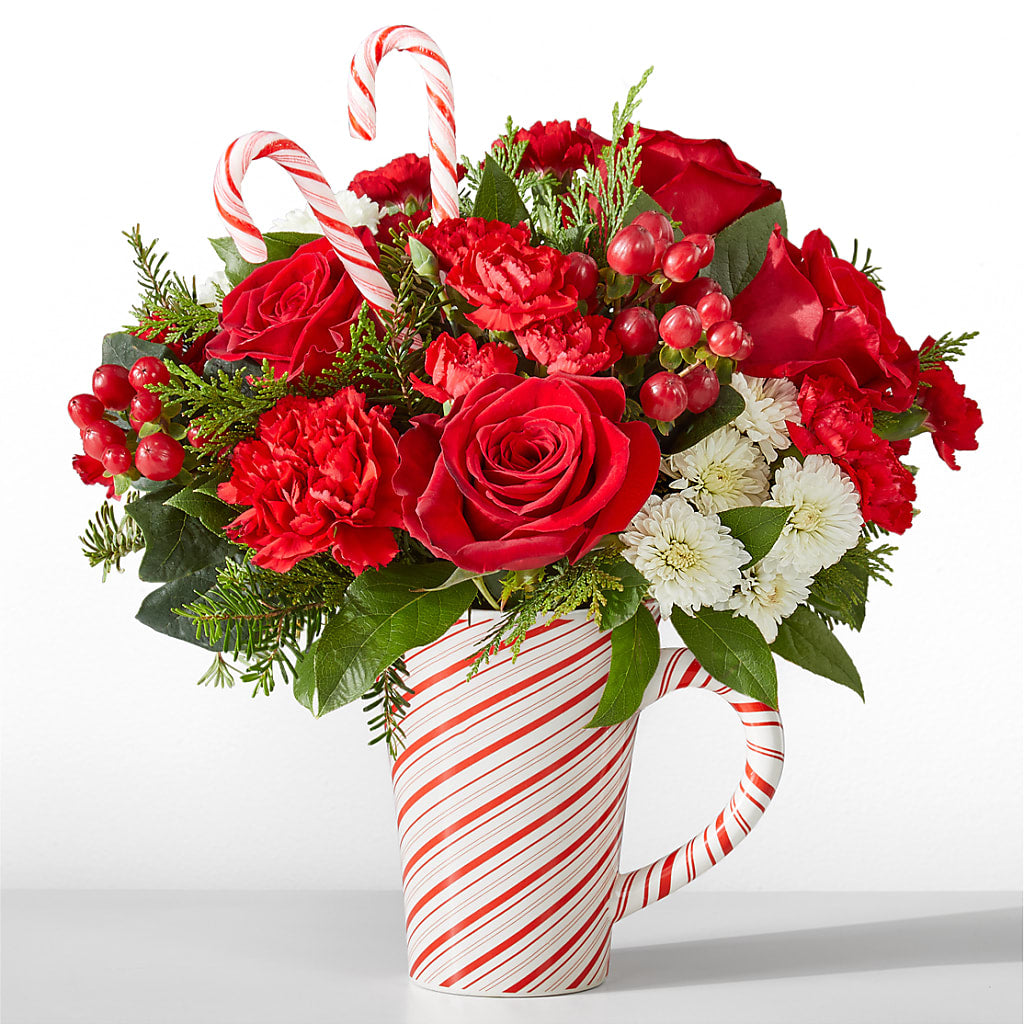 Peppermint Swirl Mug – Sanford Floral Marketing, Sanford FL