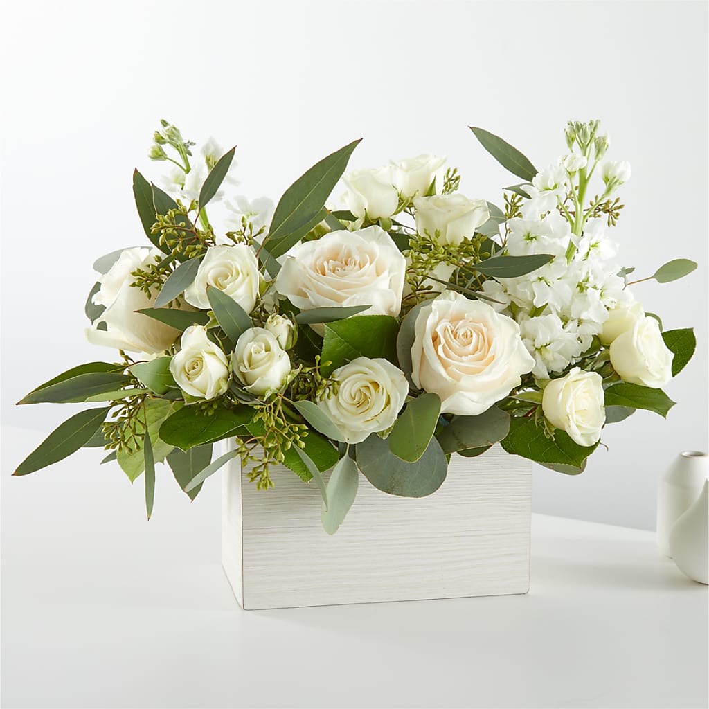 Fresh Linen Box Bouquet – Sanford Floral Marketing, Sanford FL