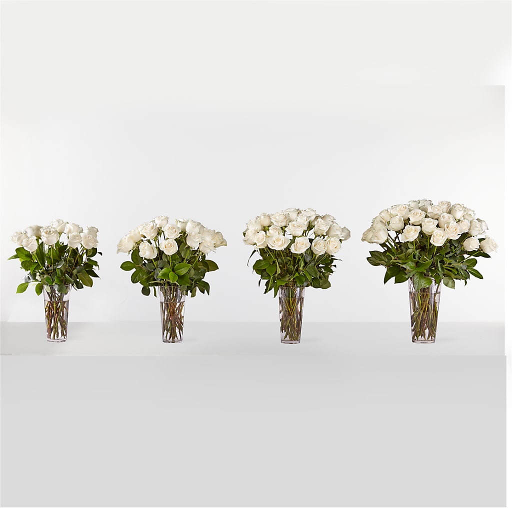Long Stem White Rose Bouquet – Sanford Floral Marketing, Sanford FL