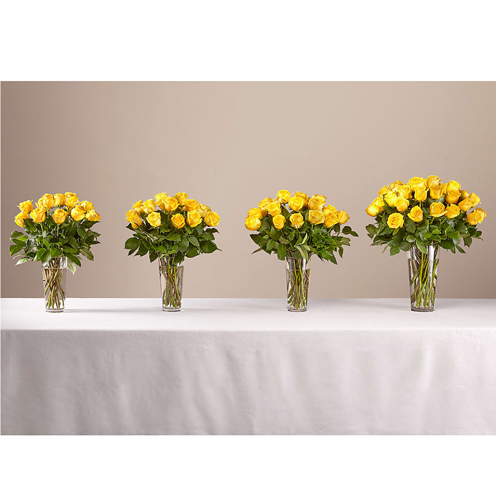 Long Stem Yellow Rose Bouquet – Sanford Floral Marketing, Sanford FL