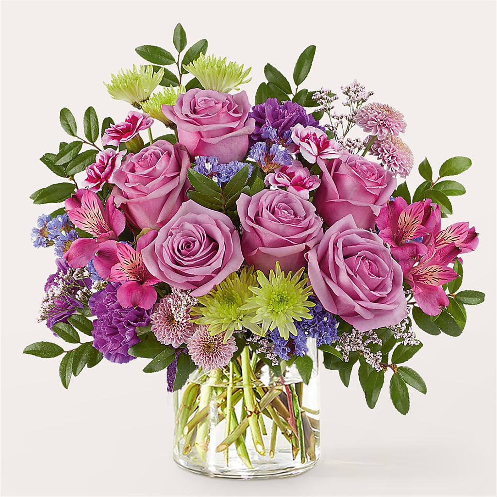 Glass Half Full Bouquet – Sanford Floral Marketing, Sanford FL