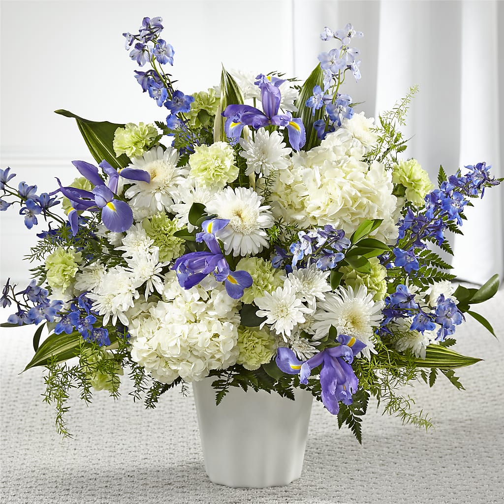 Soft Serenity Floor Basket – Sanford Floral Marketing, Sanford FL