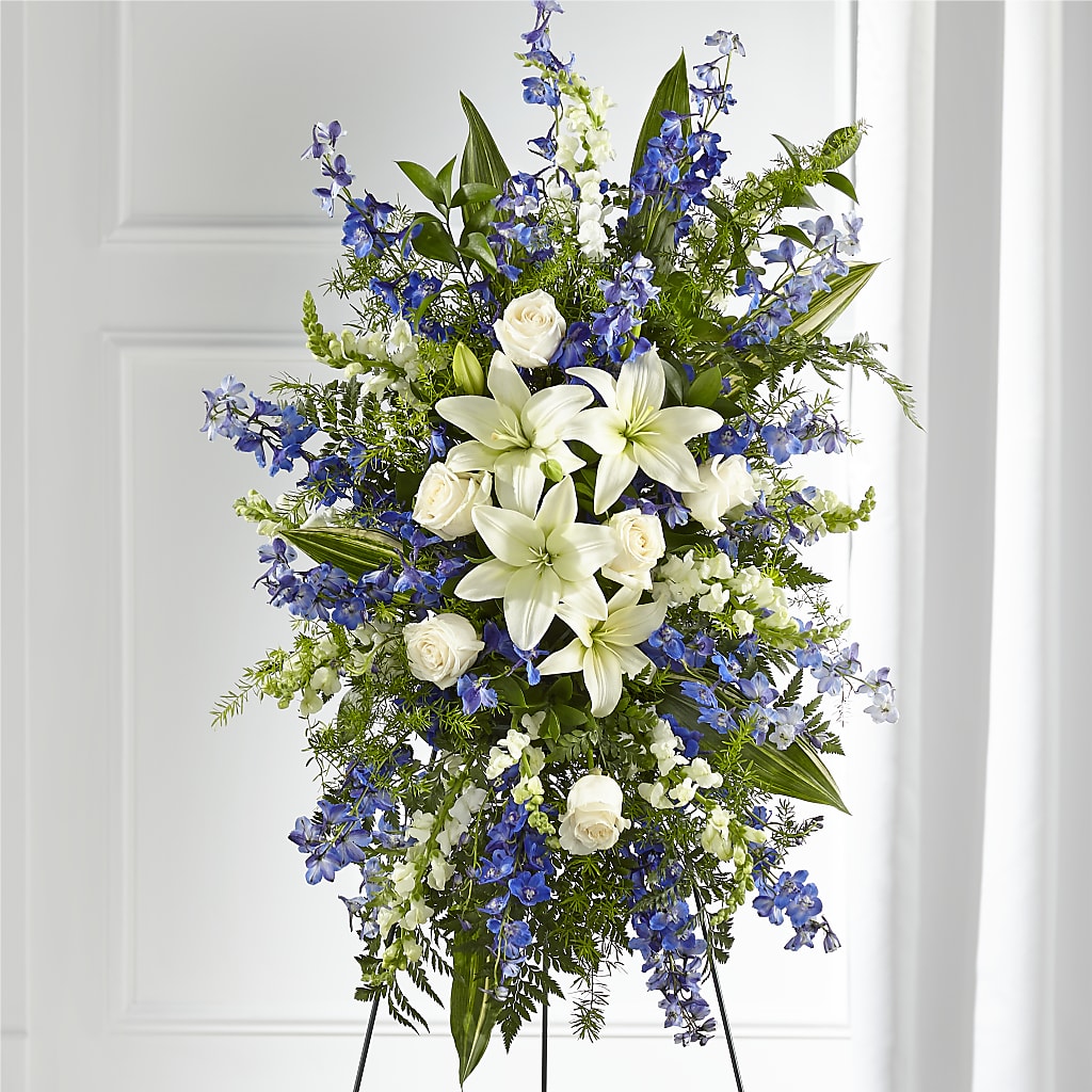 Faithful Friend Standing Spray – Sanford Floral Marketing, Sanford FL