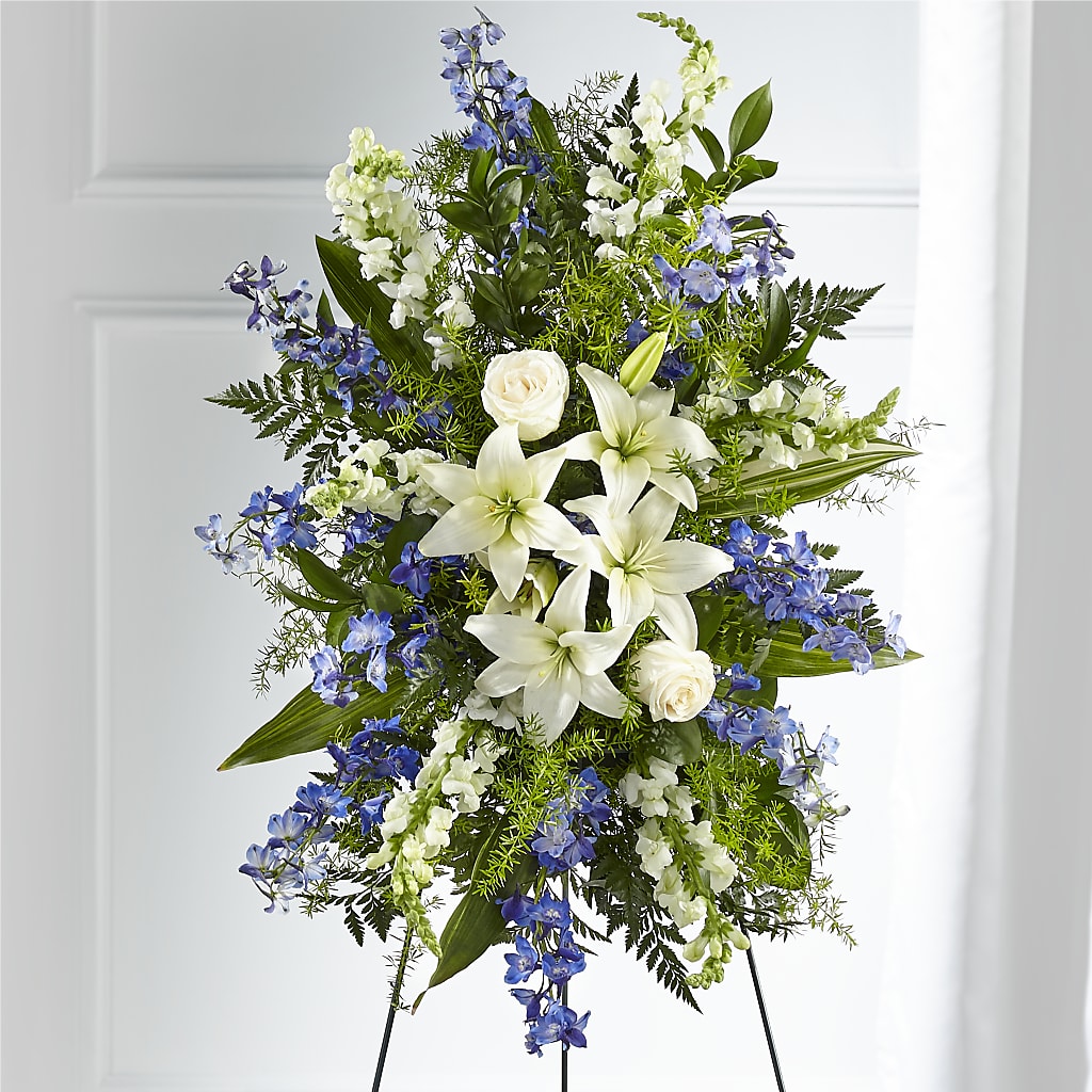 Faithful Friend Standing Spray – Sanford Floral Marketing, Sanford FL