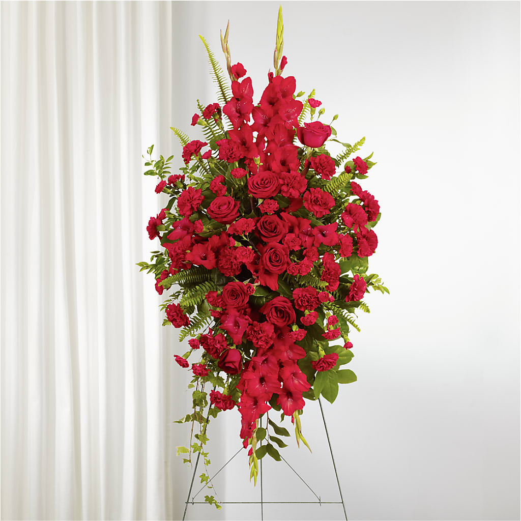 From the Heart Standing Spray – Sanford Floral Marketing, Sanford FL