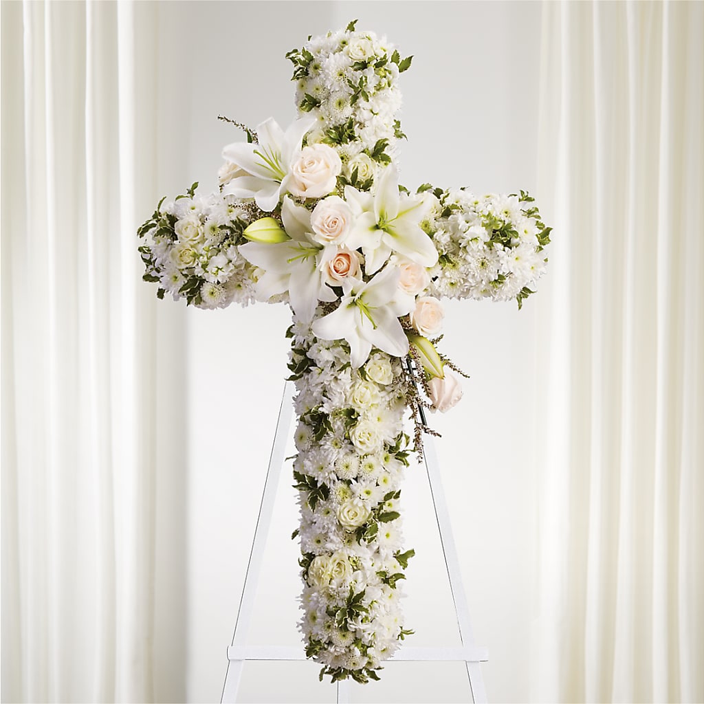 Spiritual Guidance Standing Spray – Sanford Floral Marketing, Sanford FL