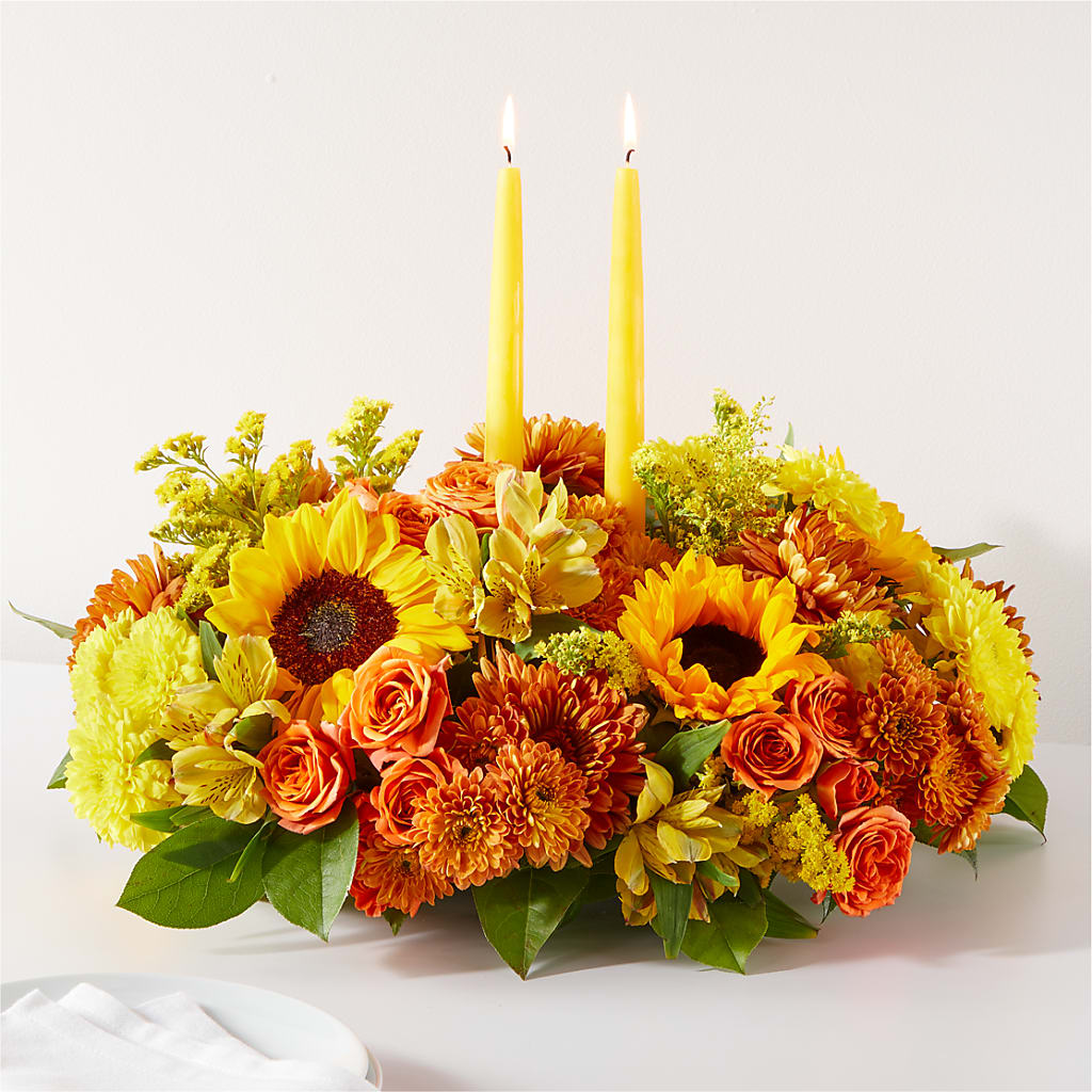 Autumn Harmony Centerpiece – Sanford Floral Marketing, Sanford FL