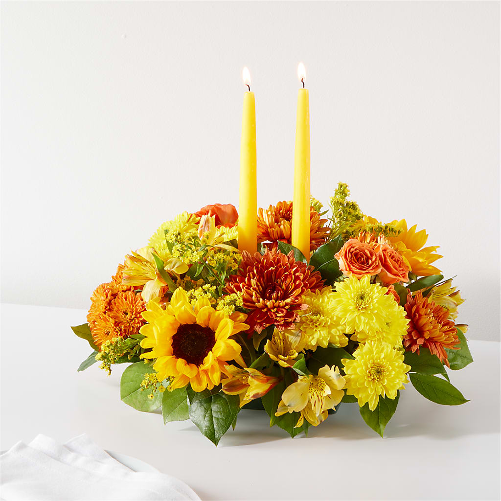 Autumn Harmony Centerpiece – Sanford Floral Marketing, Sanford FL