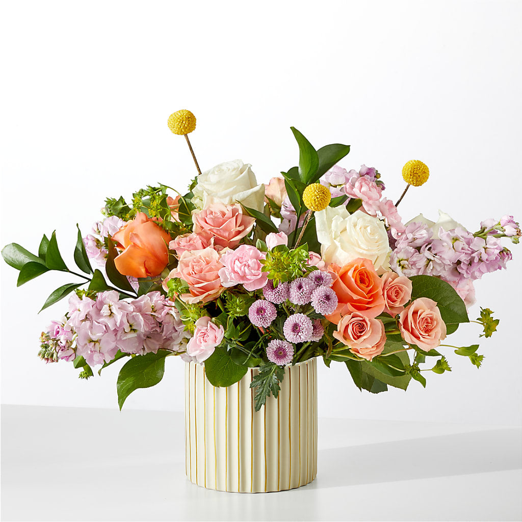 French Market Bouquet with Ivory Vase – Sanford Floral Marketing, Sanford FL