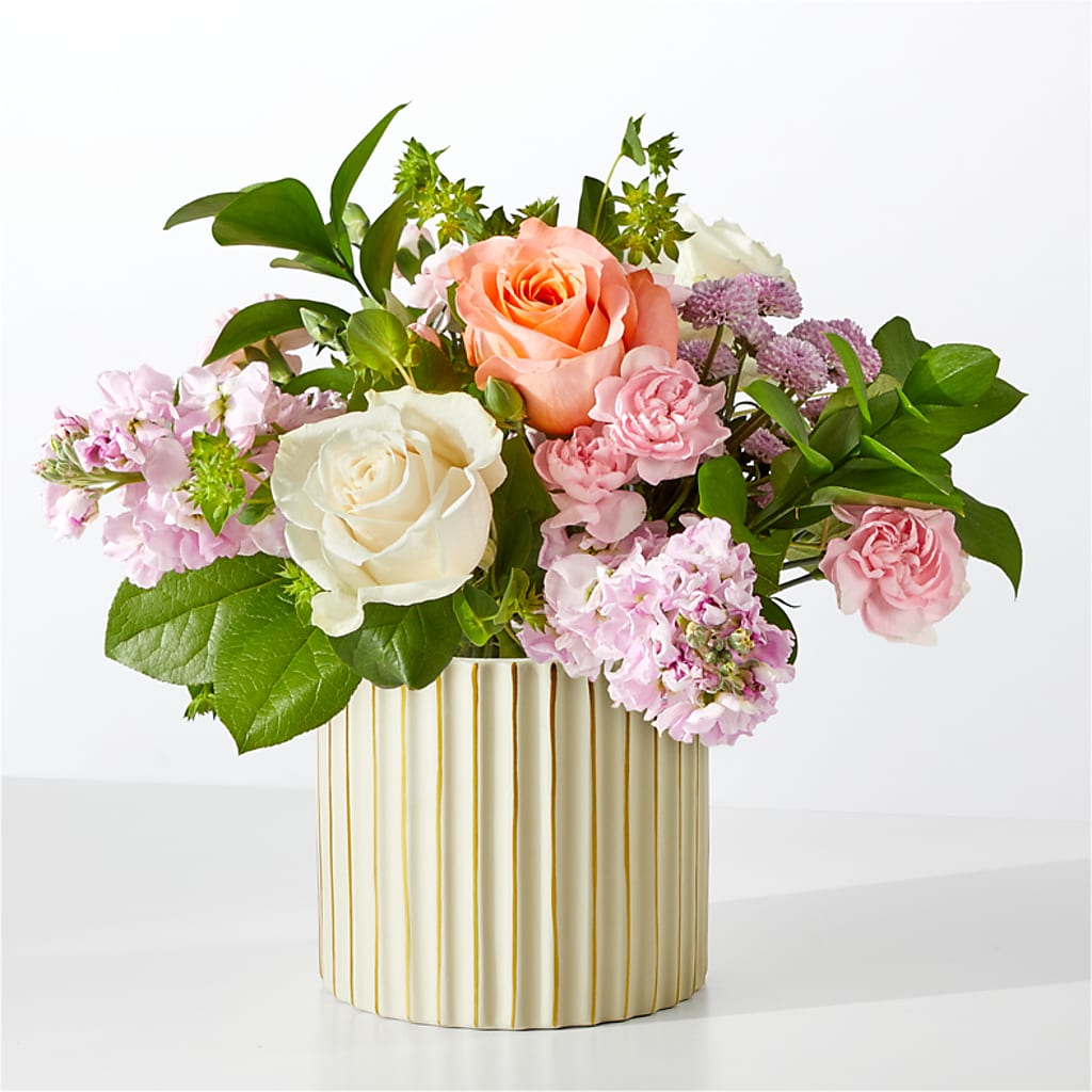 French Market Bouquet with Ivory Vase – Sanford Floral Marketing, Sanford FL
