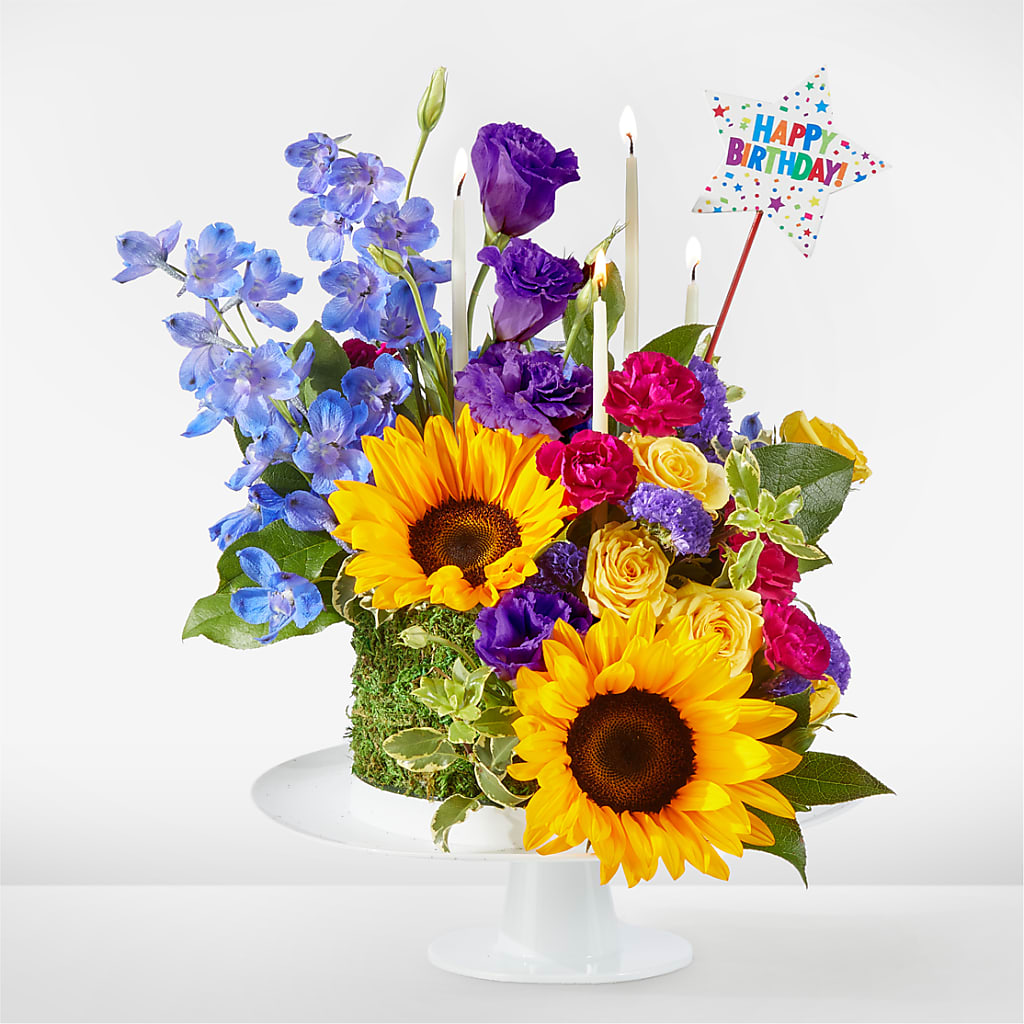 Star of the Day Floral Cake – Sanford Floral Marketing, Sanford FL
