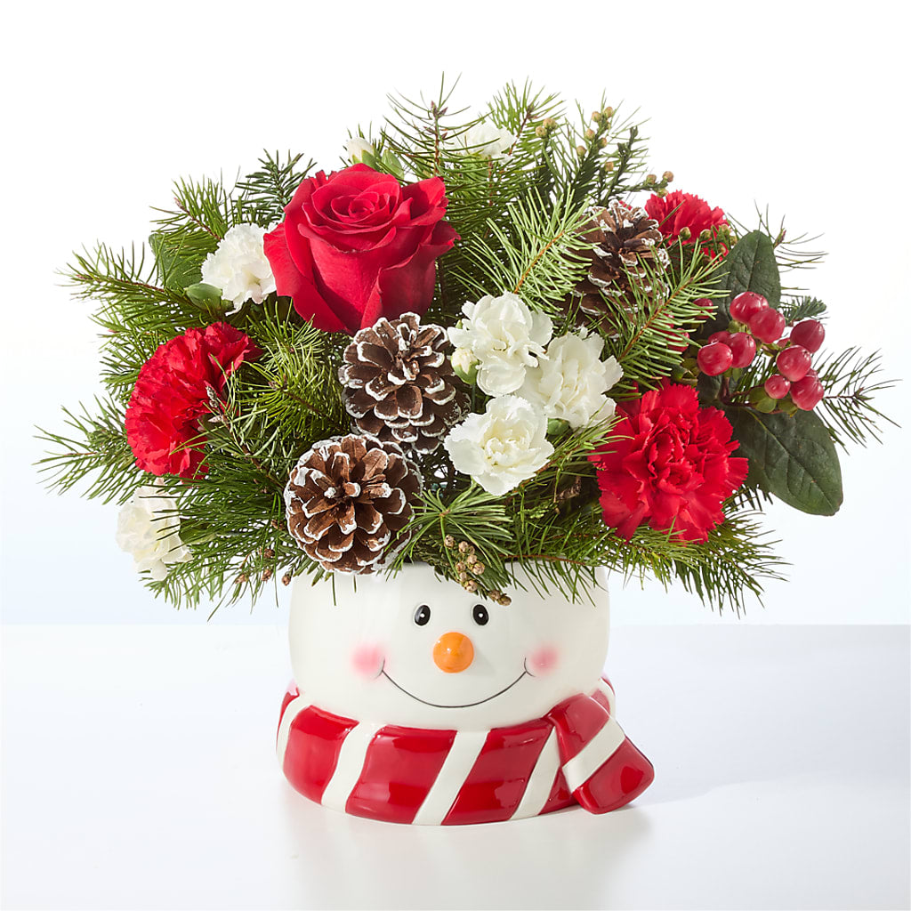 Jolly Snowman Bouquet –  Sanford Floral Marketing, Sanford FL