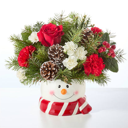 Jolly Snowman Bouquet –  Sanford Floral Marketing, Sanford FL