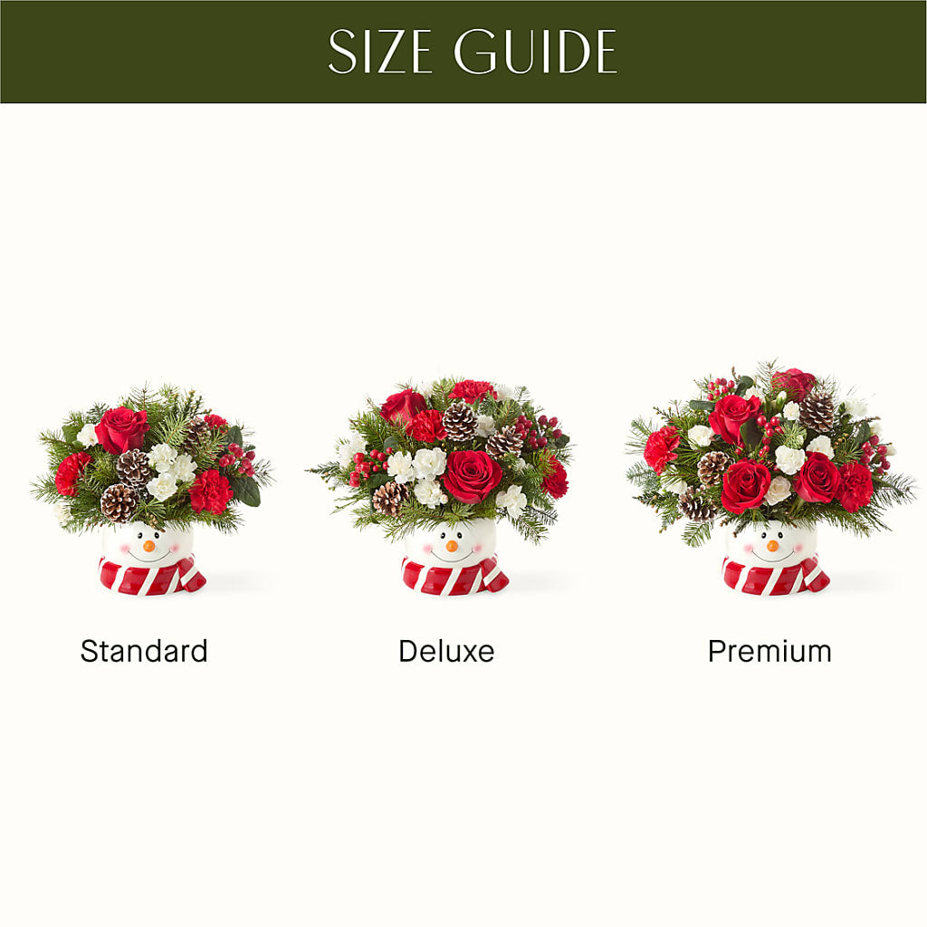 Jolly Snowman Bouquet –  Sanford Floral Marketing, Sanford FL