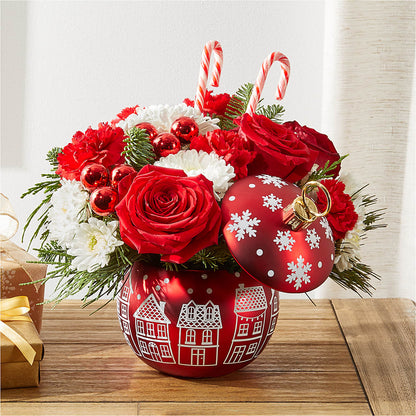 Cheer in the Air Ornament –  Sanford Floral Marketing, Sanford FL