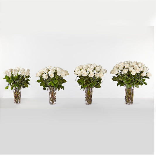 Long Stem White Rose Bouquet –  Sanford Floral Marketing, Sanford FL