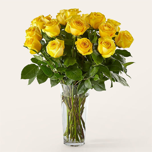 Long Stem Yellow Rose Bouquet –  Sanford Floral Marketing, Sanford FL