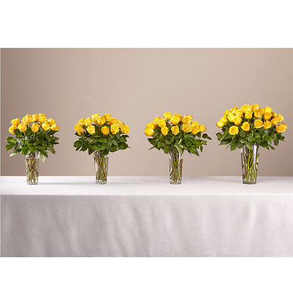 Long Stem Yellow Rose Bouquet –  Sanford Floral Marketing, Sanford FL