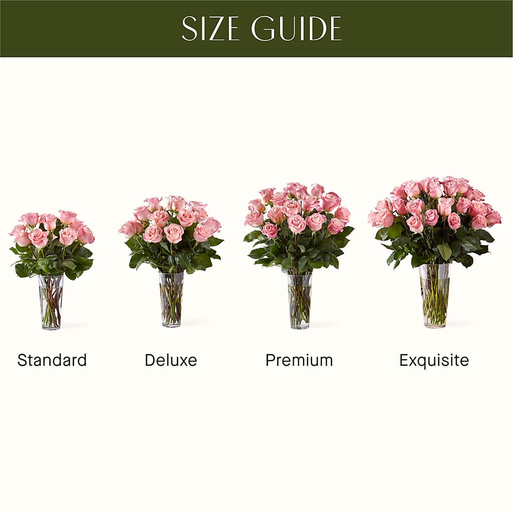 Long Stem Pink Rose Bouquet –  Sanford Floral Marketing, Sanford FL