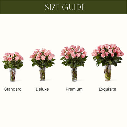 Long Stem Pink Rose Bouquet –  Sanford Floral Marketing, Sanford FL