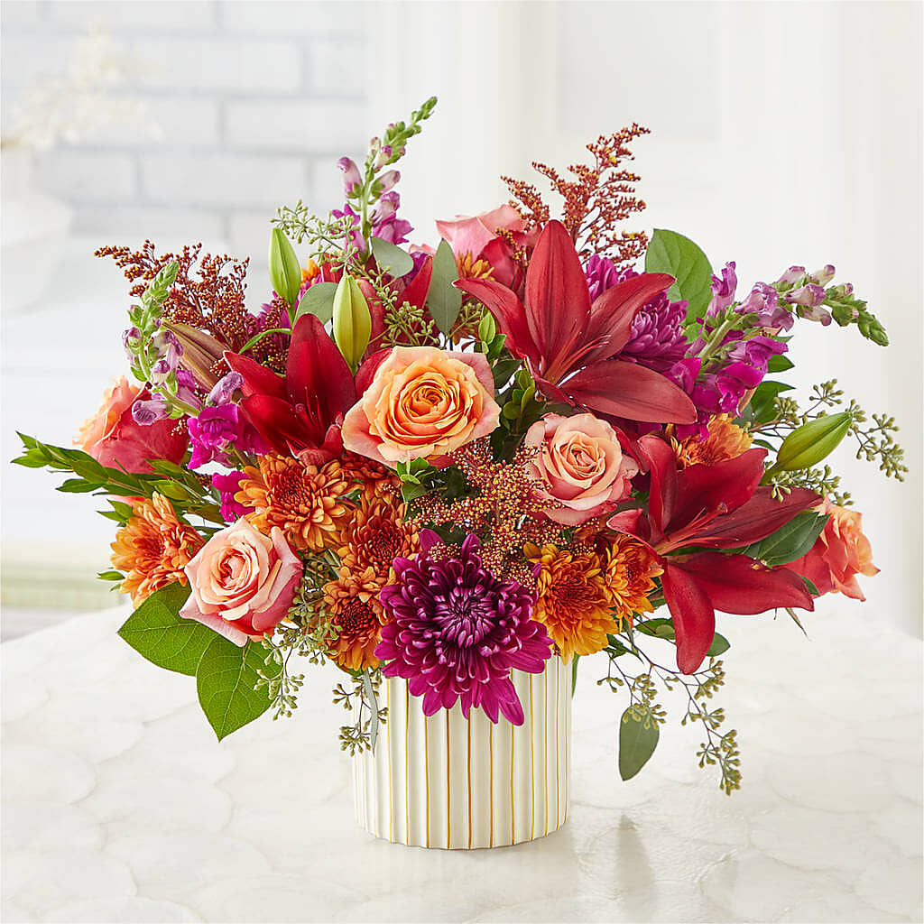 Burgundy Landscape Bouquet –  Sanford Floral Marketing, Sanford FL