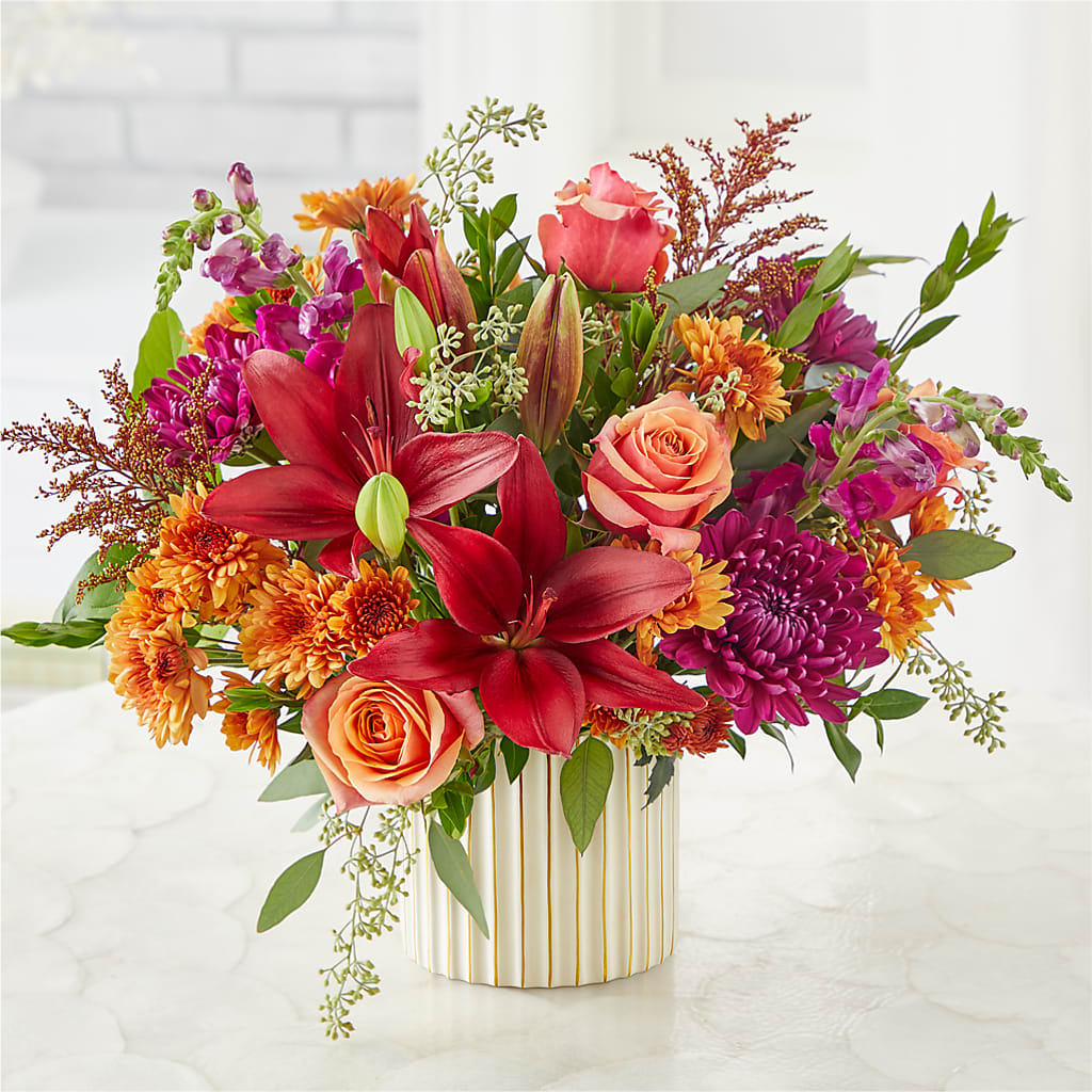 Burgundy Landscape Bouquet –  Sanford Floral Marketing, Sanford FL