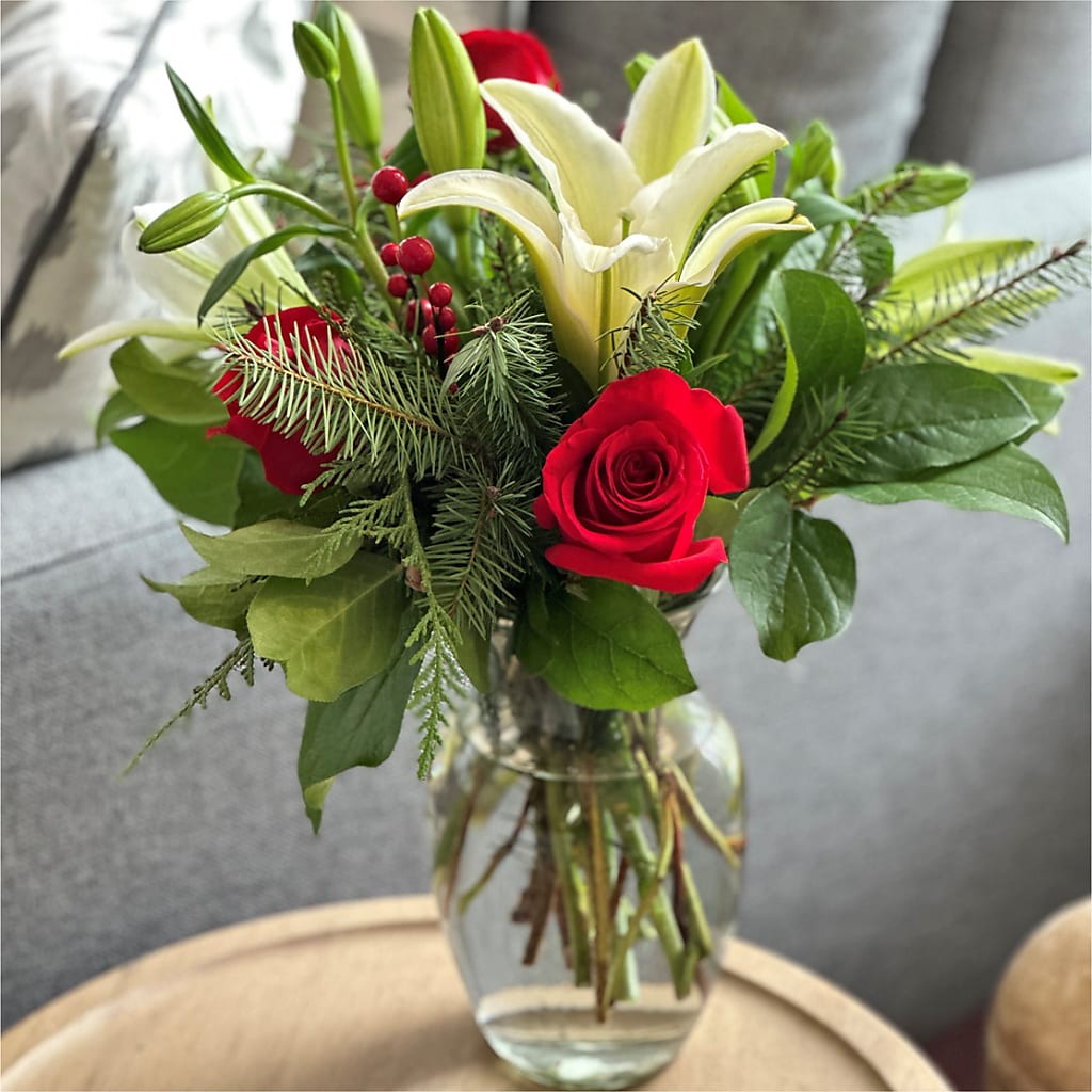 Sparkling Snowflakes Bouquet –  Sanford Floral Marketing, Sanford FL