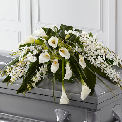 Angel Wings Casket Spray –  Sanford Floral Marketing, Sanford FL
