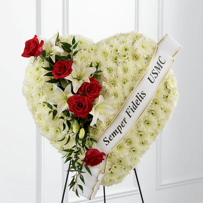 Heartfelt Hero Standing Heart –  Sanford Floral Marketing, Sanford FL