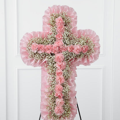 Angel's Cross Easel –  Sanford Floral Marketing, Sanford FL