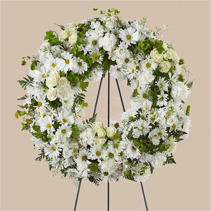 Faithful Wishes Wreath –  Sanford Floral Marketing, Sanford FL