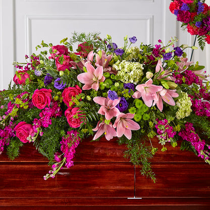 Radiant Tribute Casket Spray –  Sanford Floral Marketing, Sanford FL