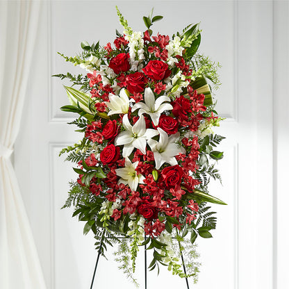 Everlasting Memory Standing Spray –  Sanford Floral Marketing, Sanford FL