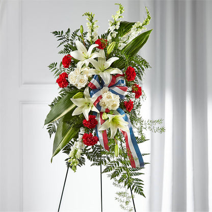 Stars of Life Standing Spray –  Sanford Floral Marketing, Sanford FL