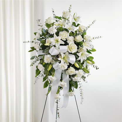 With Care Standing Spray –  Sanford Floral Marketing, Sanford FL
