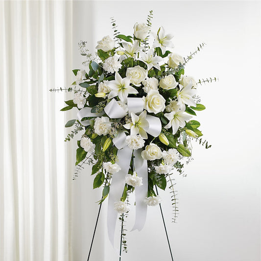 With Care Standing Spray –  Sanford Floral Marketing, Sanford FL