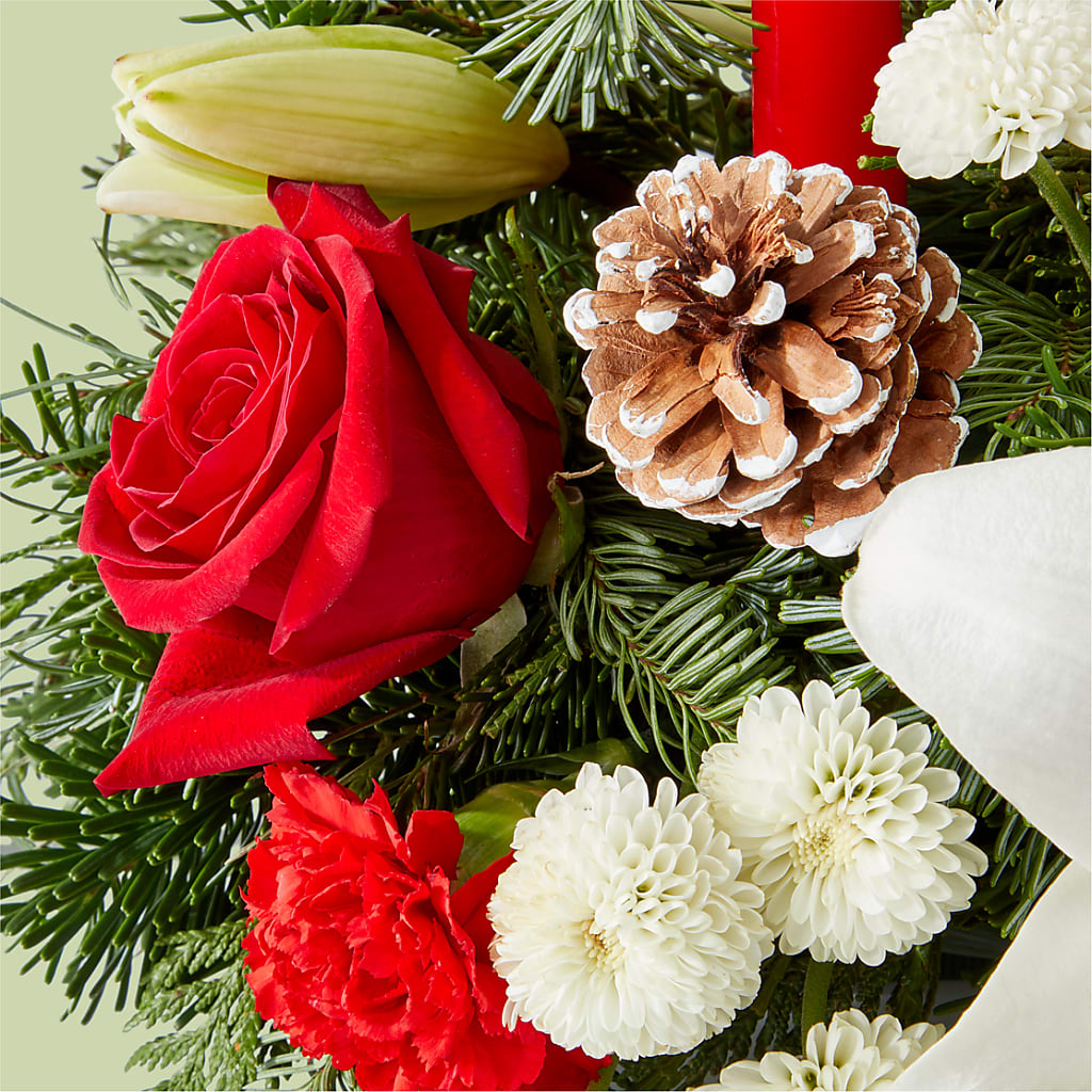 Seasonal Festivities Centerpiece –  Sanford Floral Marketing, Sanford FL