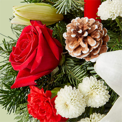 Seasonal Festivities Centerpiece –  Sanford Floral Marketing, Sanford FL