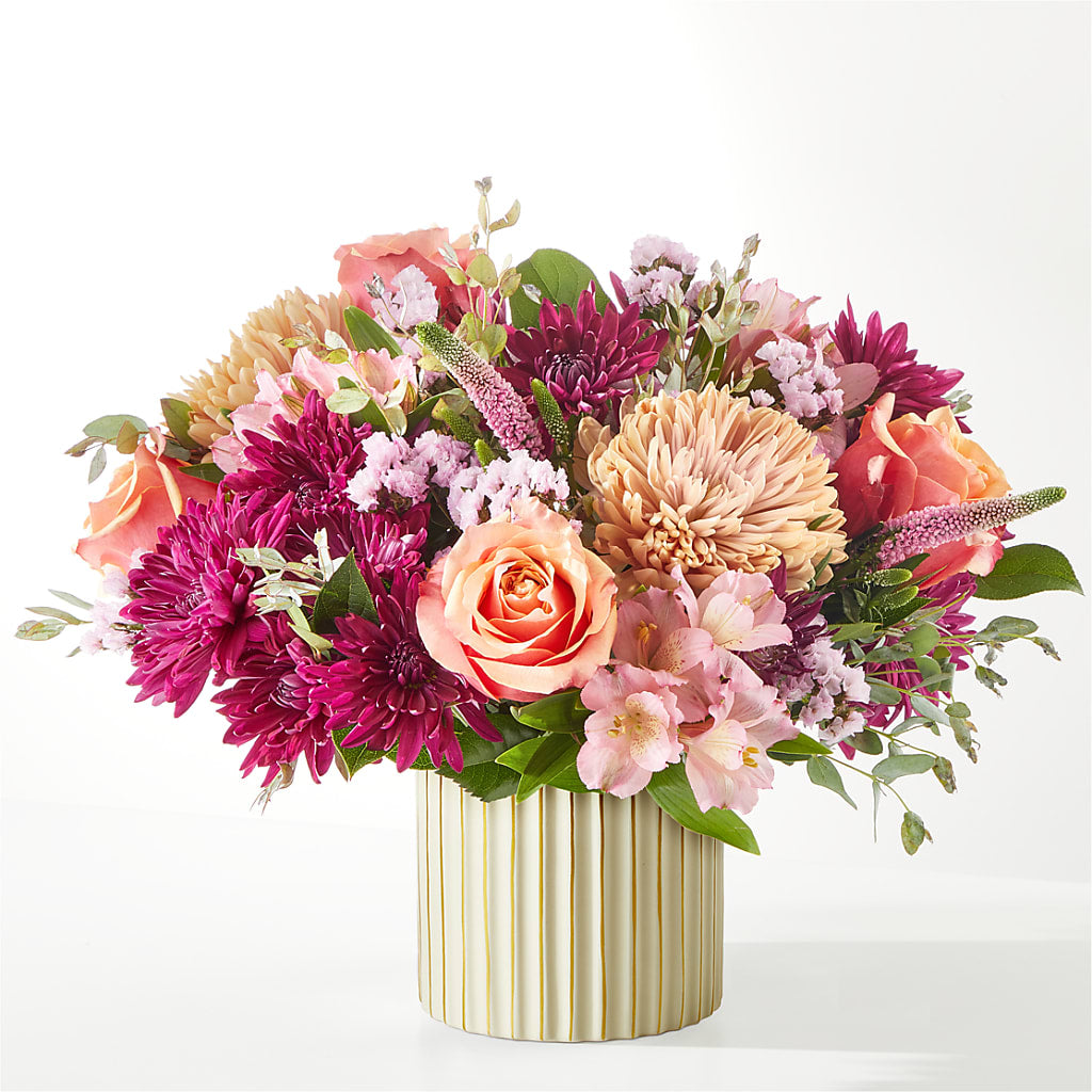 Berry Cobbler Bouquet with Ivory Vase –  Sanford Floral Marketing, Sanford FL
