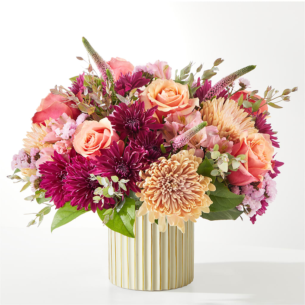 Berry Cobbler Bouquet with Ivory Vase –  Sanford Floral Marketing, Sanford FL