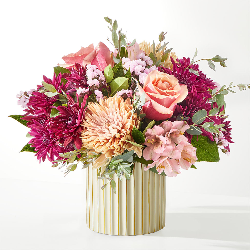 Berry Cobbler Bouquet with Ivory Vase –  Sanford Floral Marketing, Sanford FL