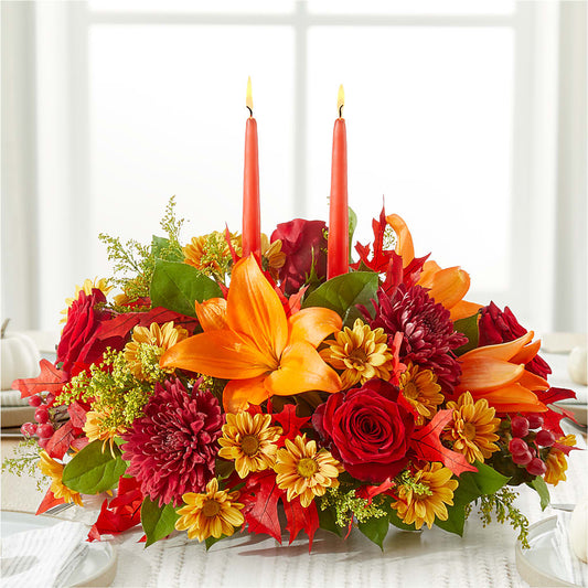 Autumn's Embrace Centerpiece –  Sanford Floral Marketing, Sanford FL