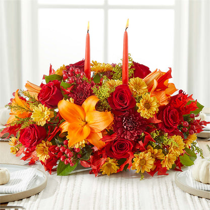 Autumn's Embrace Centerpiece –  Sanford Floral Marketing, Sanford FL