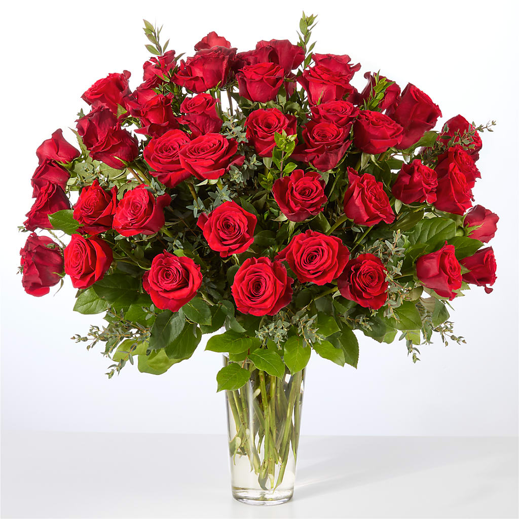 Forever Yours Fifty Stem Red Rose Bouquet –  Sanford Floral Marketing, Sanford FL