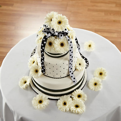 Simple Sophistication Cake Décor –  Sanford Floral Marketing, Sanford FL