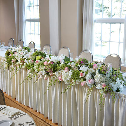 State of Joy Head Table Arrangement –  Sanford Floral Marketing, Sanford FL